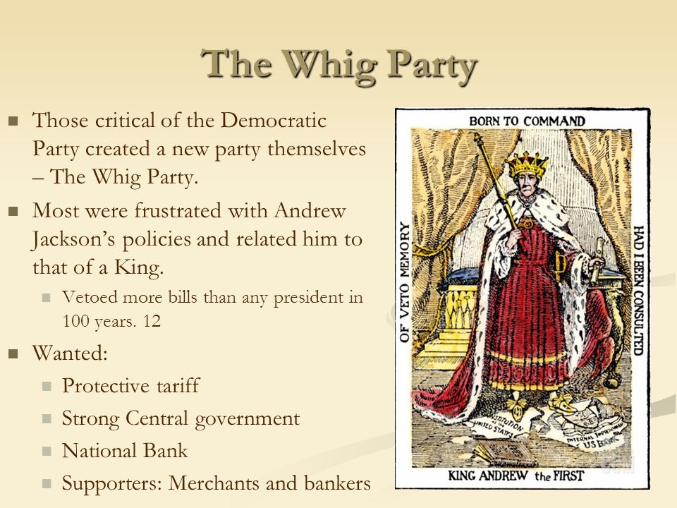 Democrats Vs. Whigs